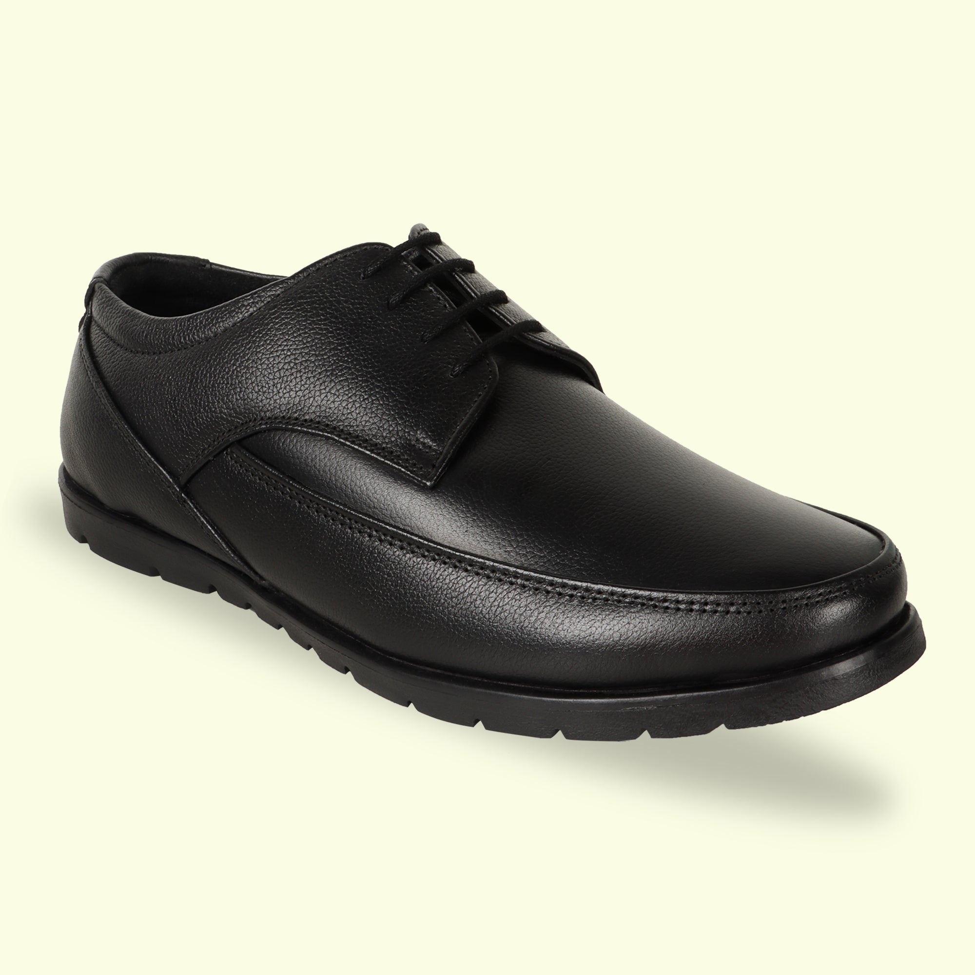 TRUDGE Black Formal Shoe For Men - 5027