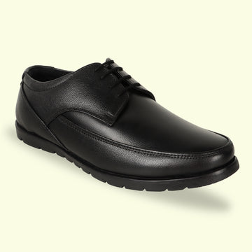 TRUDGE Black Formal Shoe For Men - 5027
