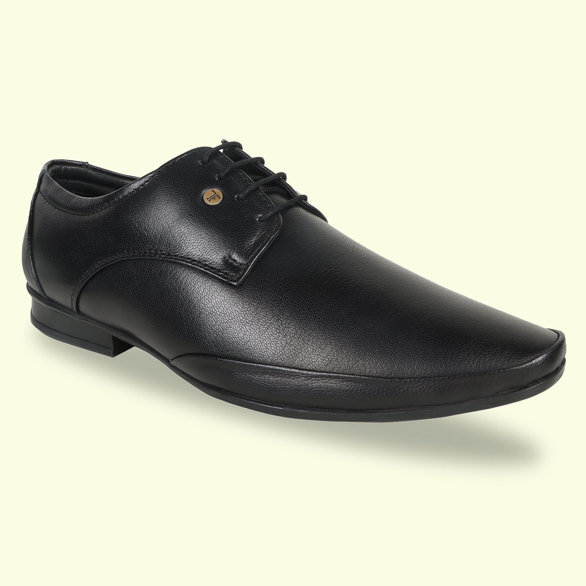 TRUDGE Black Formal Shoe For Men - 5025