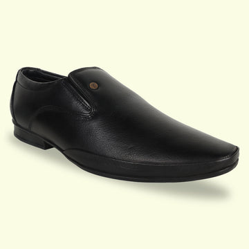 TRUDGE Black Formal Moccasin - 5024
