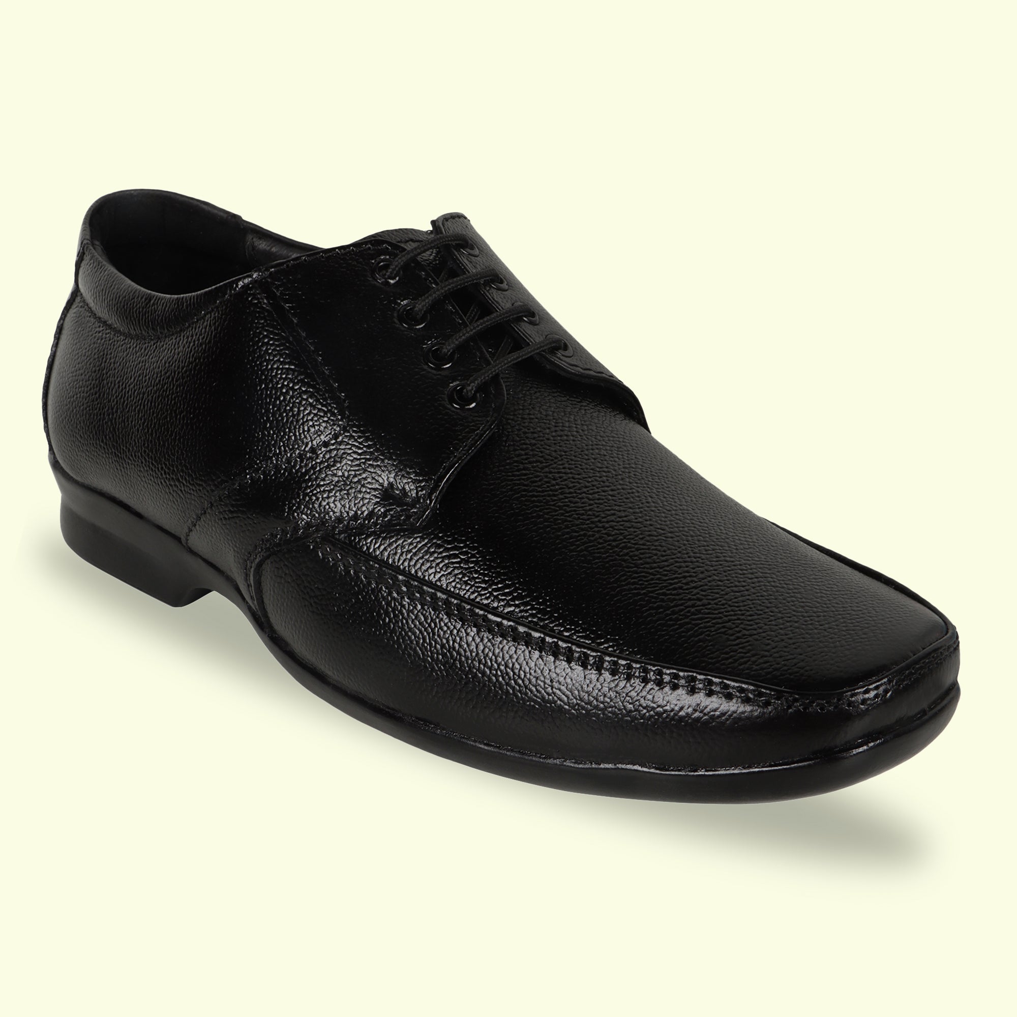 G.O.A.T Black Formal Shoe for Men - 1002
