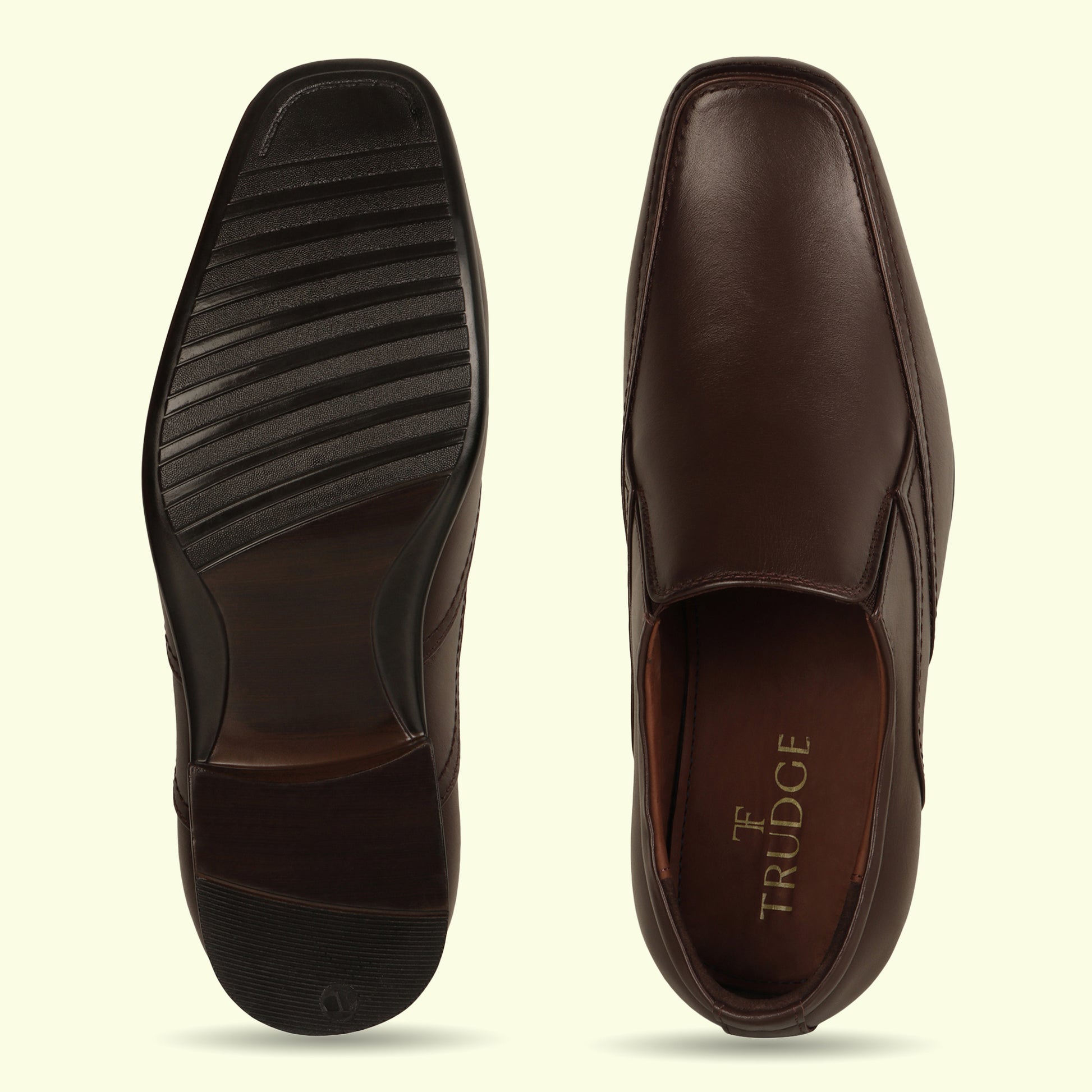 TRUDGE Brown Formal Moccasin - 5022