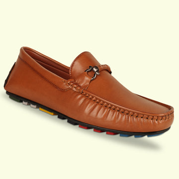 TRUDGE Tan Loafer For Men - 2003