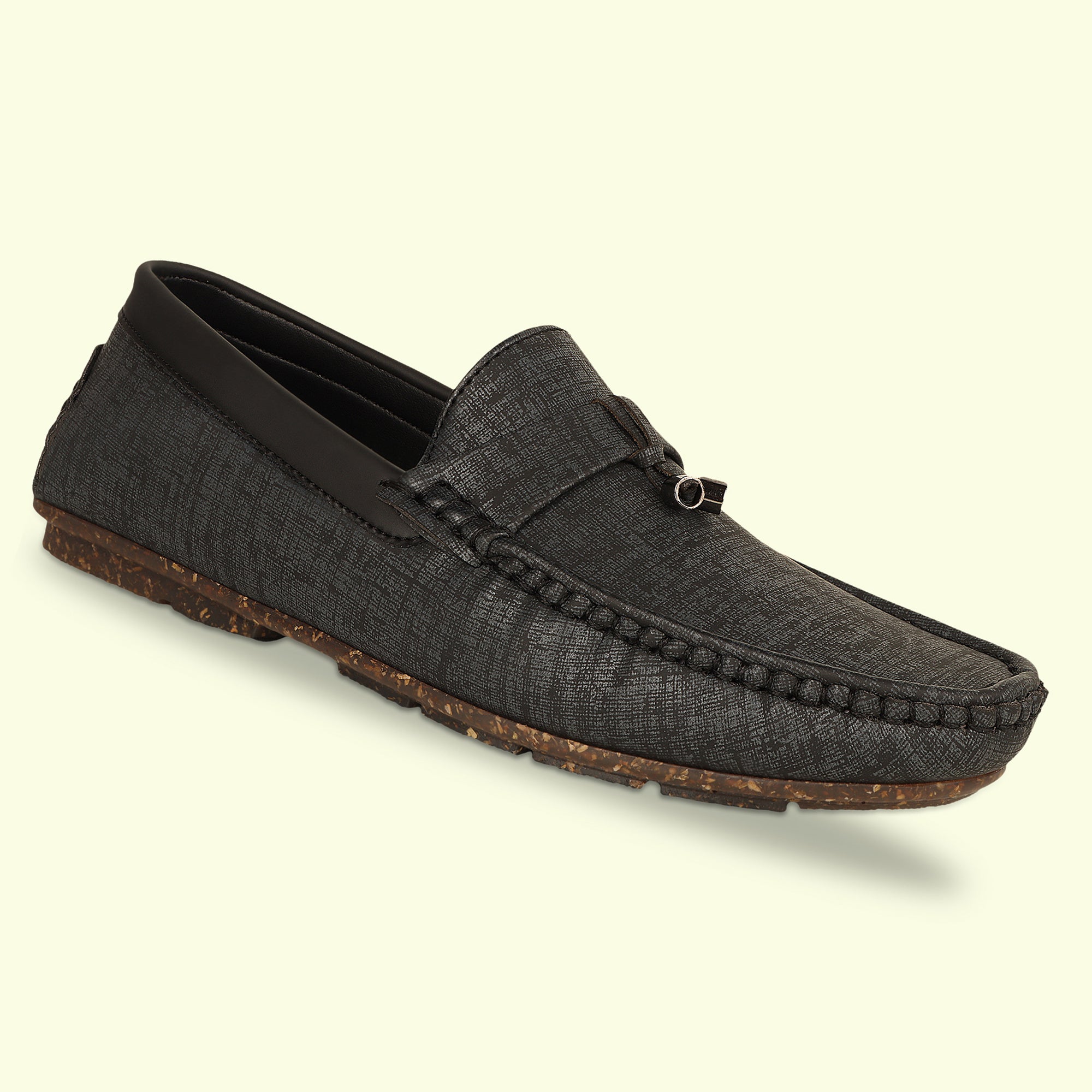 TRUDGE Grey Loafer For Men - 2001